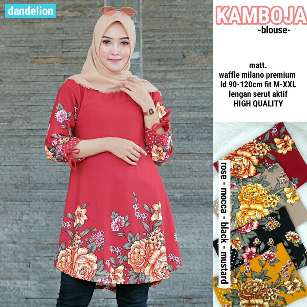 15MEI|KAMBOJA TUNIK | ORI SOLO