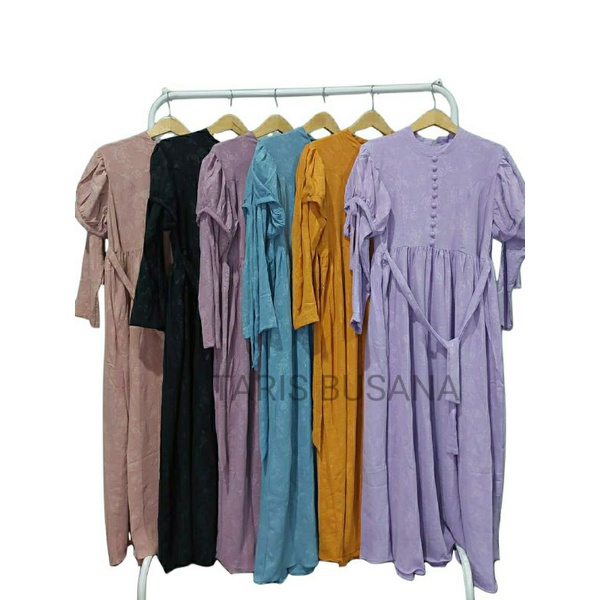 TARIS BUSANA / gamis impor / gamis terbaru / long dres / dres terbaru /