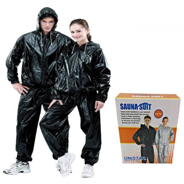BAJU SAUNA SAUNA SUIT JAKET LARI OLAHRAGA