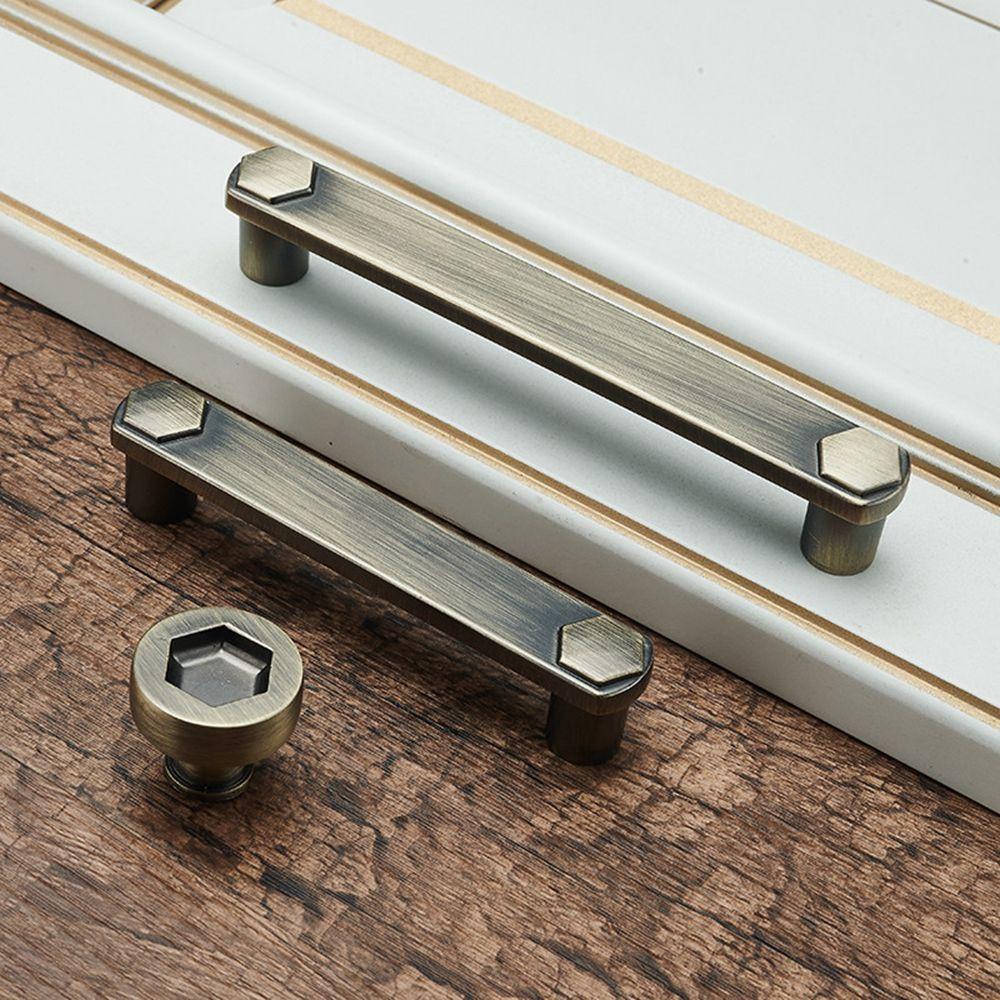 [Elegan] Doorknob Tahan Lama Serbaguna Zinc Alloy Dekorasi Rumah Hardware Dengan Sekrup Handle Lemari Anggur