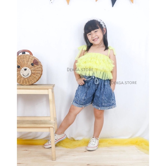 hotpant anak jeans mutiara polos 1th-12tahun