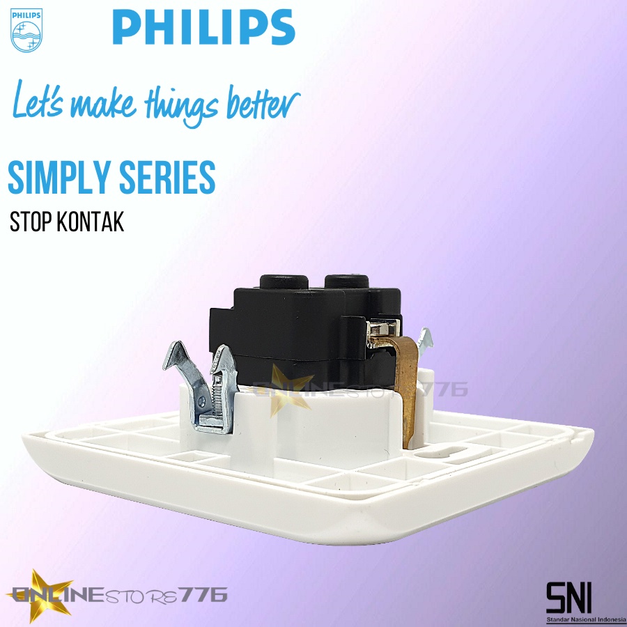 Philips Stop Kontak Simply / PHILIPS Simply Socket / IB Stop Kontak