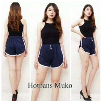 IMF CELANA PENDEK HOTPANTS MUNIKO TALI DEWASA HOT PANTS KOREA STYLE SANTAI POLOS TALI HOTPANTS BABYTERRY MURAH BISA COD