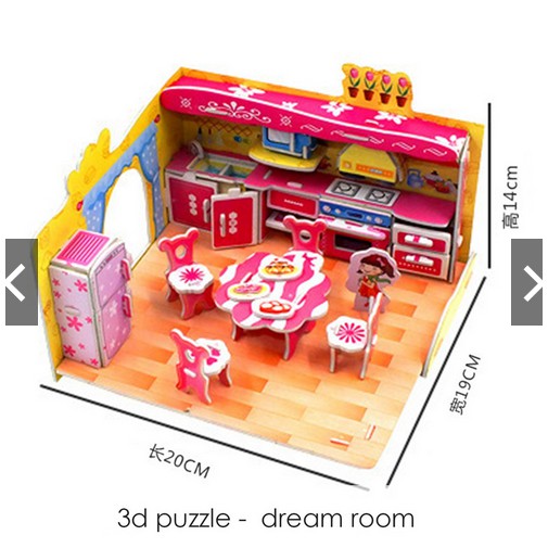 3D PUZZLE puzzle anak ukuran besar DIY/ prakarya anak