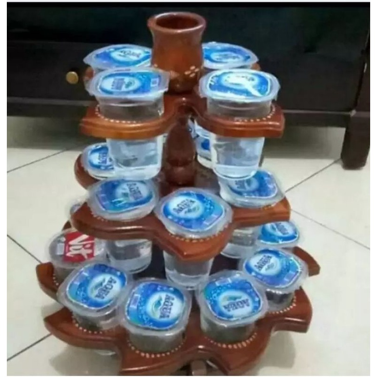 tempat aqua gelas jati isi 20