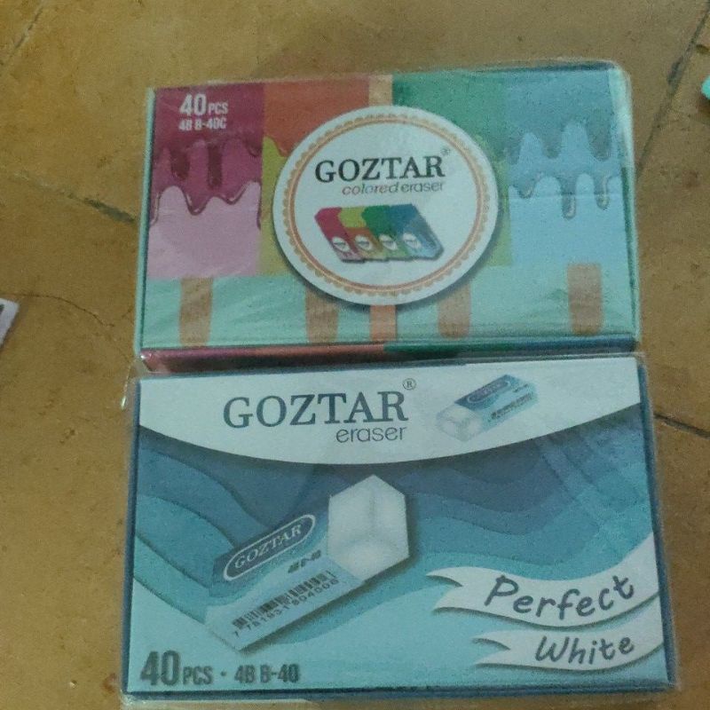

penghapus goztar isi 40 pcs penghapus murah atk grosir indo