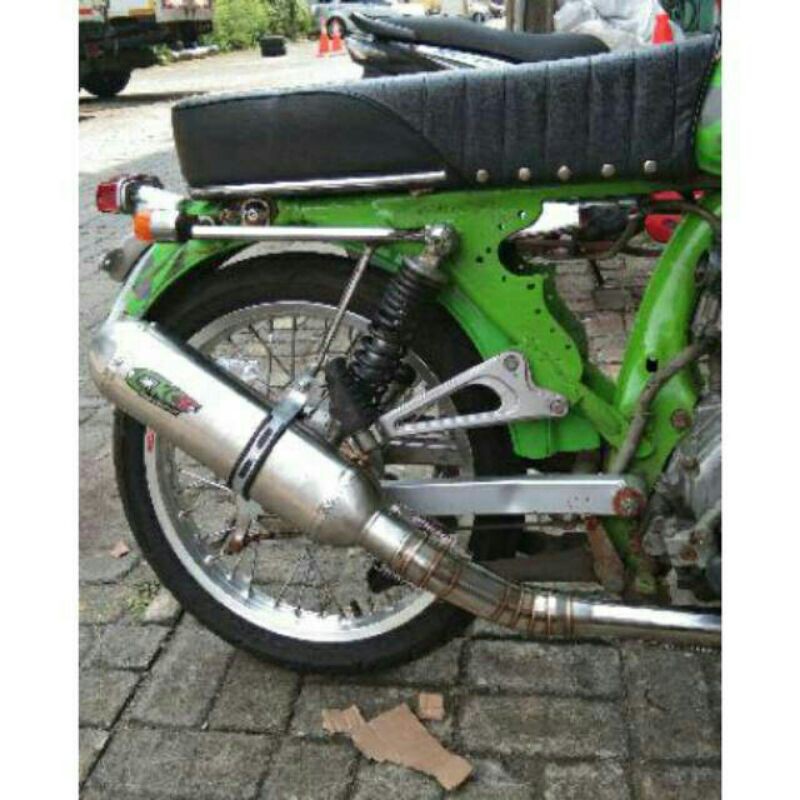 knalpot ckc kapsul Stainless Mega pro GL pro Tiger CB