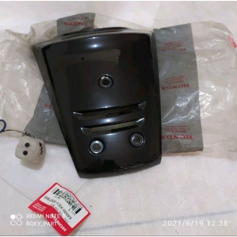 Panel dasi tameng depan Honda Supra X 100 X 100 Hitam Original 64500-KEV-900FMB