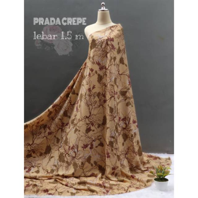Bahan prada crepe