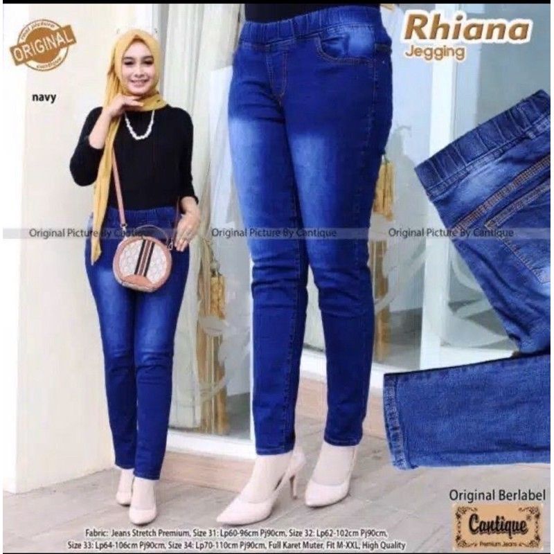 PROMO RHIANA LEGGING JEANS BY CANTIQUE /LEGGING JEANS POLOS