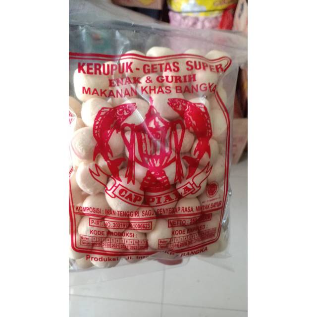 

Kerupuk Getas Super khas Bangka
