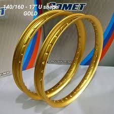 VELG PELEK RUJI U SHAPE SETENGAH LINGKAR COMET 140 160X17 ORIGINAL