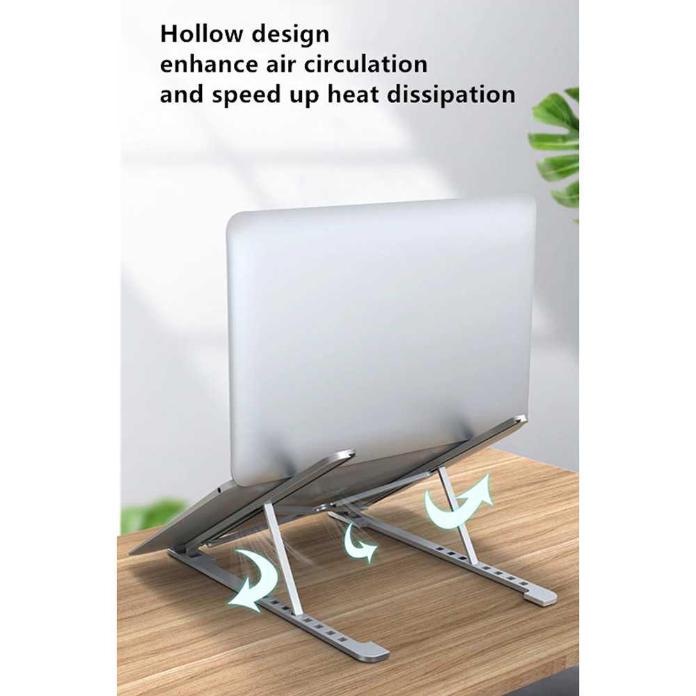 FGH Laptop Stand Aluminium Foldable Adjustable 11-17 Inch - P11