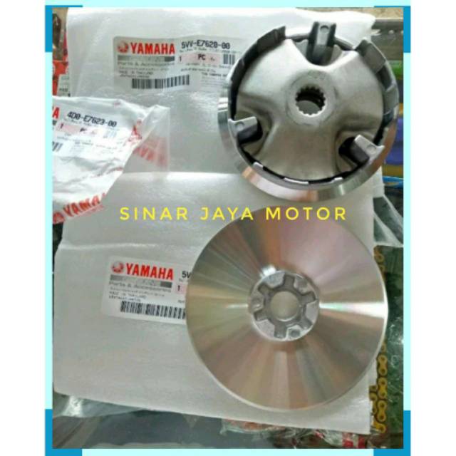 Pully pulley 5vv 4do yamaha mio nouvo mio soul fino lama  thailand ori bunutan pablik