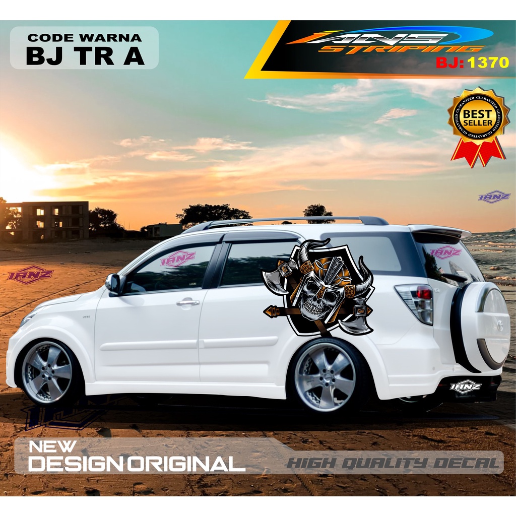 DECAL STIKER MOBIL TERIOS ANIMASI / STICKER DECAL MOBIL AVANZA / VARIASI STIKER MOBIL XENIA