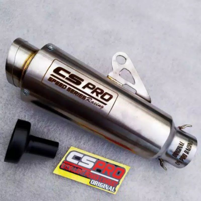 KNALPOT CS PRO ORIGINAL TITTAN SILINCER ONLY CS PRO SILENCER NOT PROLINER TR1 AKRAPOVIC BEST3 DOS