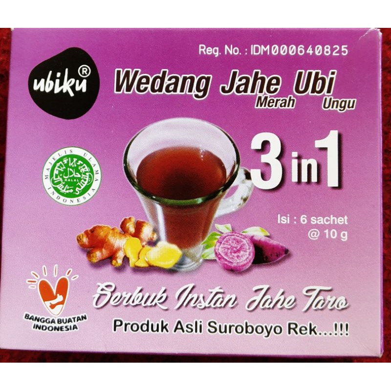 

WEDANG JAHE MERAH UBI UNGU 3 IN 1