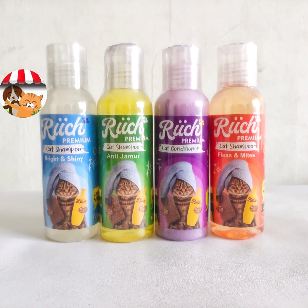 Riich Premium Shampoo Kucing Banyak Manfaat High Quality 100ml