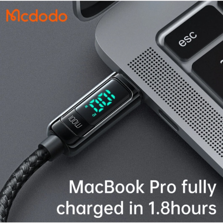 MCDODO CA-8820 Kabel USB Type C To C Digital PD FAST 100W 5A 1.2m