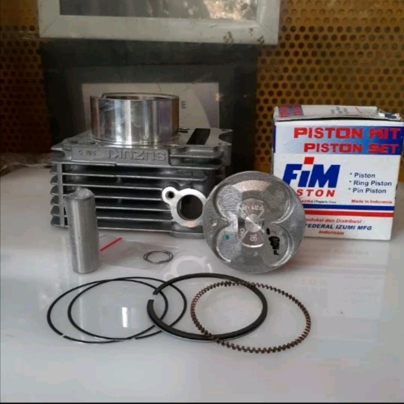 Blok satria fu orisinil paket piston kit FIM