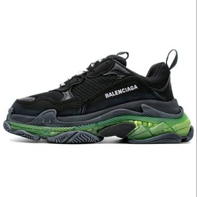 triple s black and green