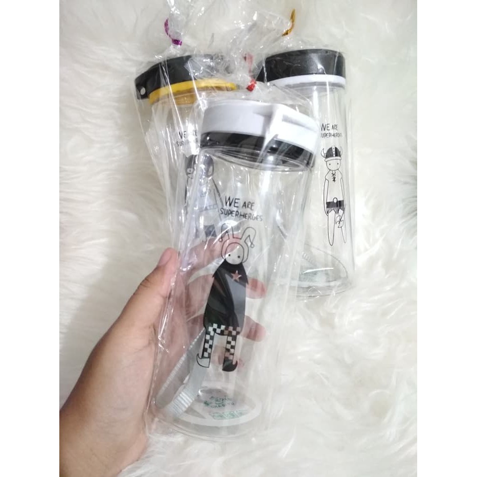 [COD] BOTOL MINUM SMILE B87 600ML TUMBLER