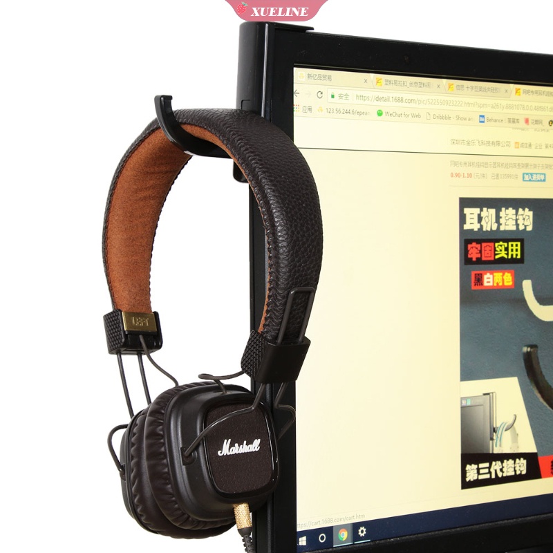 Kait Gantungan Headphone Tahan Lama Untuk Monitor Komputer