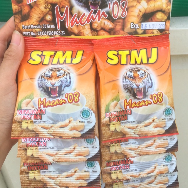 

STMJ MACAN 1 RENCENG ISI 10 SACHET SUSU STMJ TERLARIS ORIGINAL RESMI