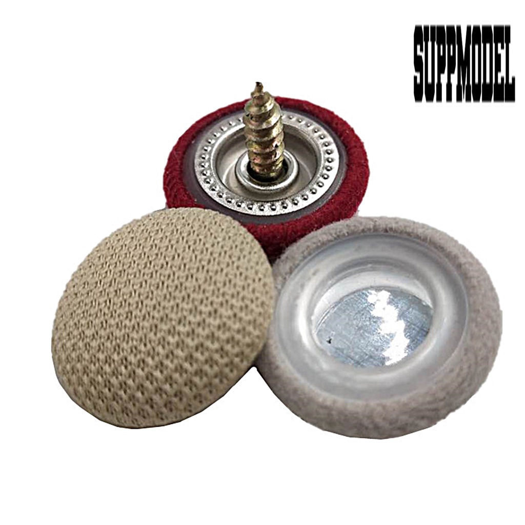 Suppmodelx &lt; 1 Set Kancing Snap Universal Tekstur Kisi-Kisi Tahan Lama Untuk Dekorasi Interior Mobil