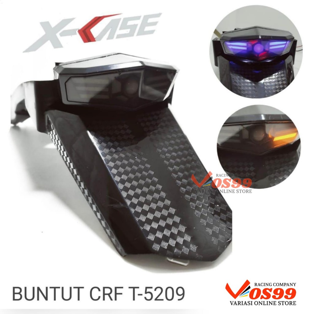 LAMPU STOP BELAKANG CRF 150 PLUS SEN LED  T5209 BUNTUT SPAKBOR BELAKANG HONDA CRF 150