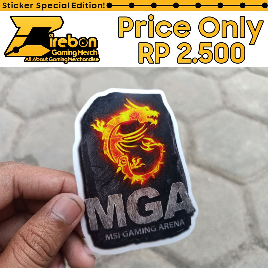 

Sticker Stiker MGA Msi Gaming Arena