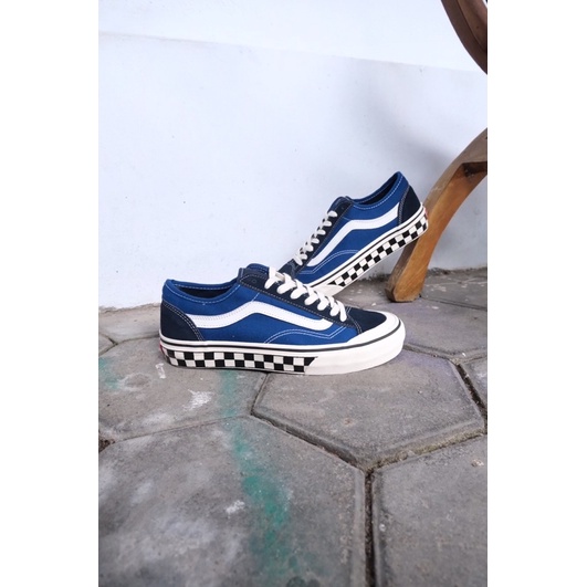 (TERMURAH) VANS STYLE 36 DECON SF CHECKERBOARD/NAVY