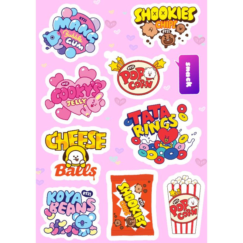 

Sticker Journal BT21