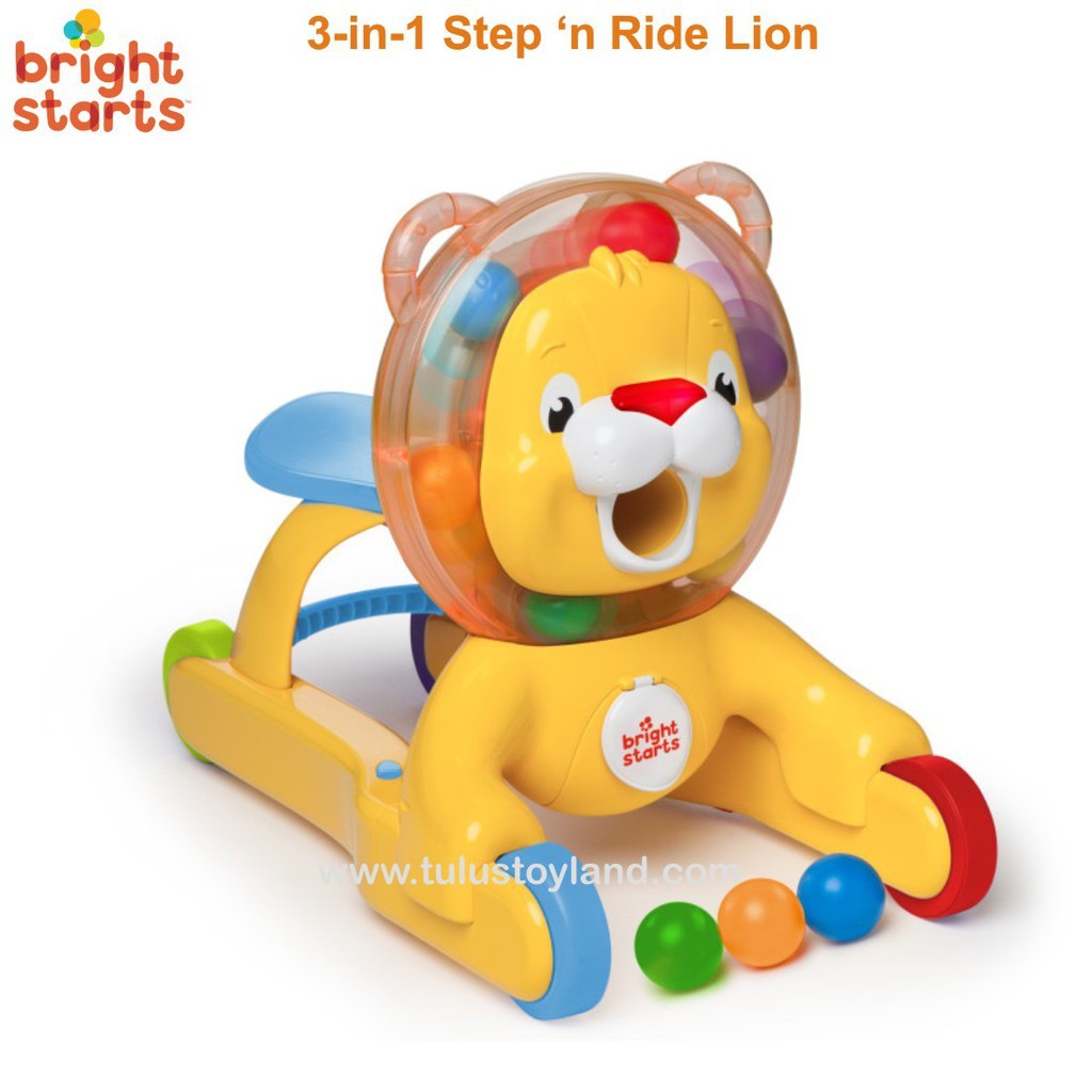 Bright Starts 3 in 1 Step n Ride Lion