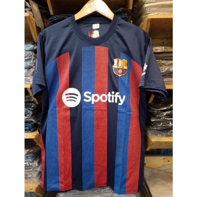 JERSEY BOLA BARCA HOME SABLON LOKAL MURAH (BISA COD)