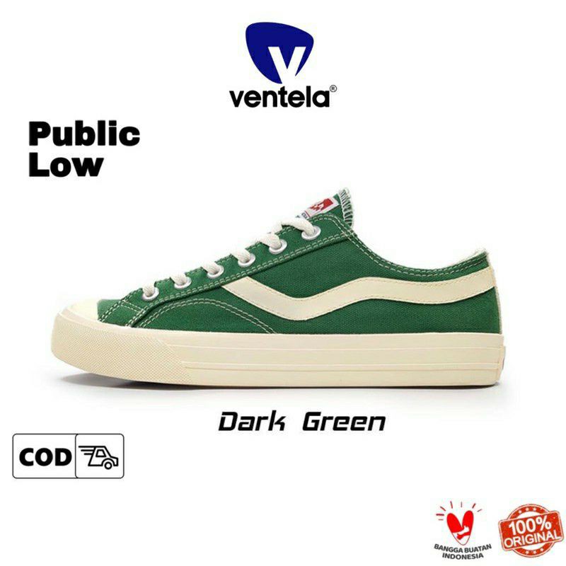 VENTELA PUBLIC LOW GREEN ORIGINAL VENTELA SHOES PUBLIC GREEN LOW VANTELA PUBLIC LOW GREEN SNEAKERS