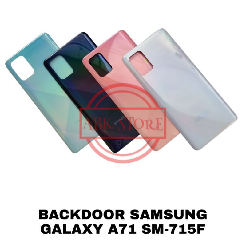 Tutup Belakang Samsung galaxy A71 Backdoor Back Cover Kesing Samsung A715 A715F Original