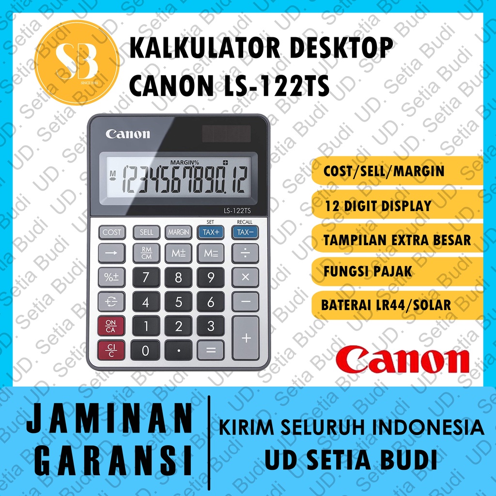 

Kalkulator Desktop CANON LS-122TS Asli dan Bergaransi