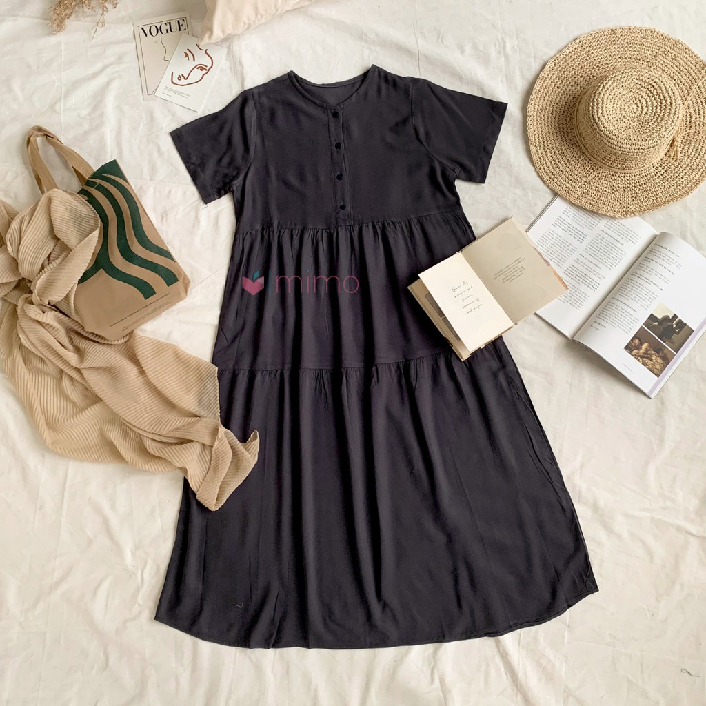 Homey button dress