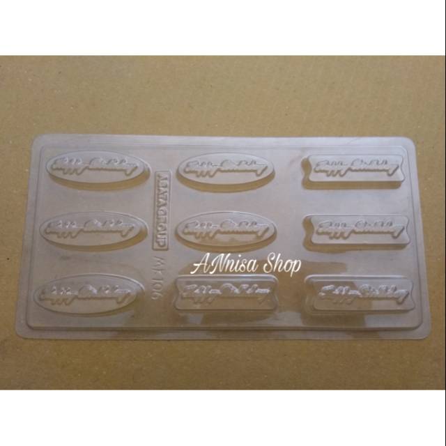 Cetakan Coklat Mika Happy birthday MK 106
