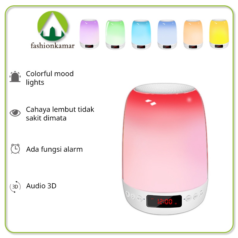 Lampu Tidur Anti Nyamuk Dengan Speaker Bluetooth Portable