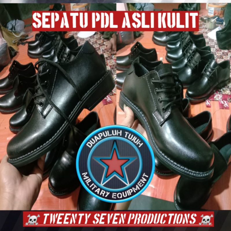 Sepatu PDL Kulit Asli