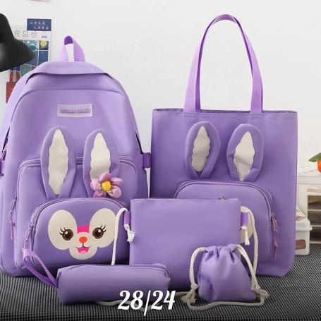 (Recomended) Tas Sekolah Anak SD SMP SMA Wanita Perempuan Tas Backpack Ransel Sekolah Tas Kerja Wani