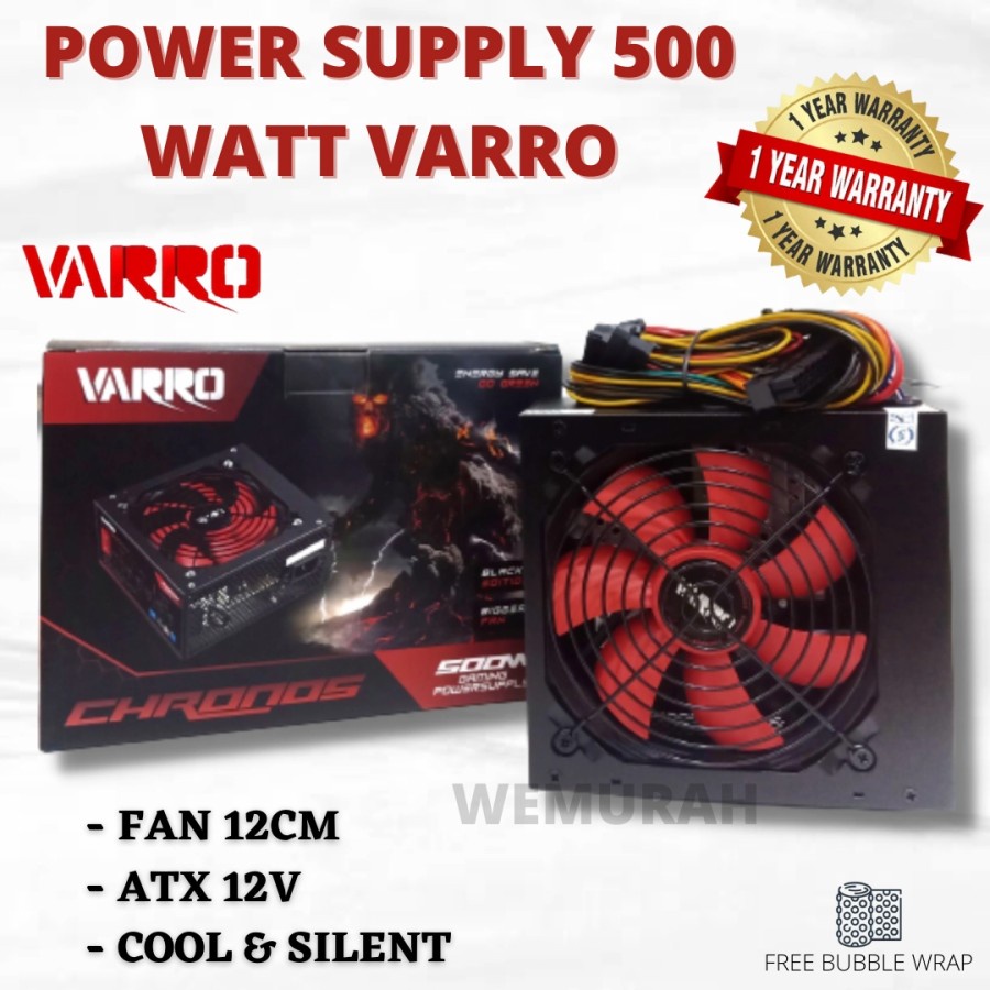 Powersupply 500Watt - Power supply Fan besar 500watt - Psu Komputer