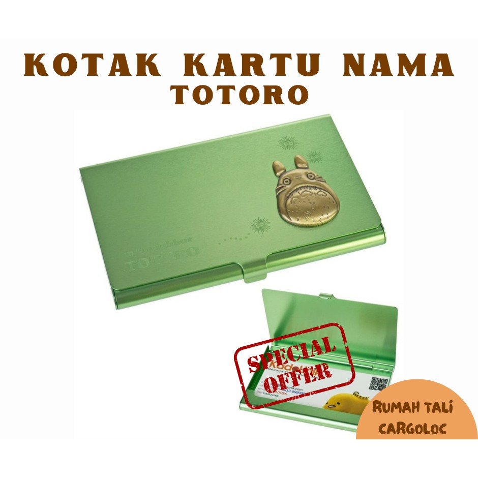 

Kotak Kartu Nama TOTORO Card Holder Alumunium