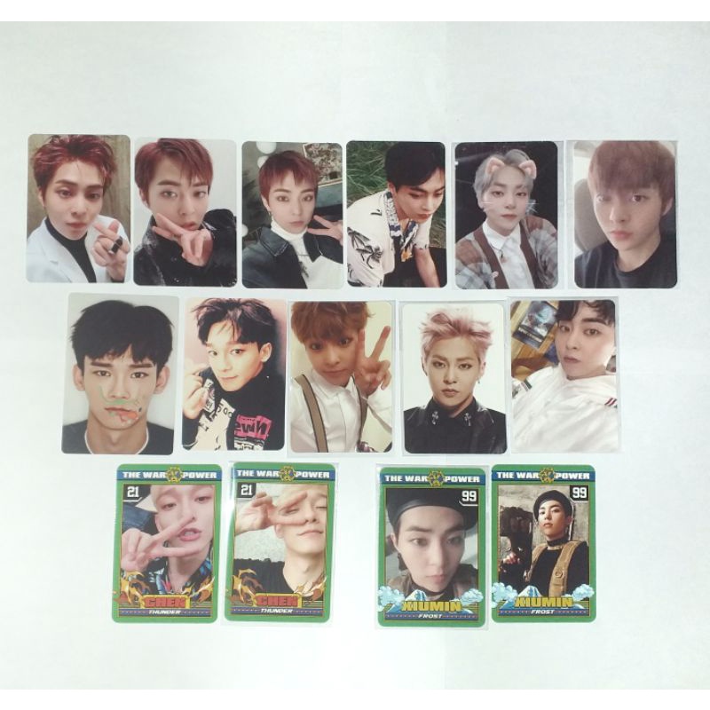 photocard exo xiumin expanxion love shot the war kokobop exodus k overdose  power chen season greeti