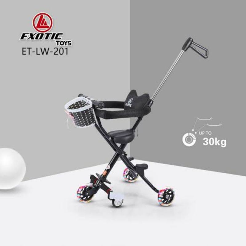 STROLLER MICROTRIKE BABY  EXOTIC LW 201