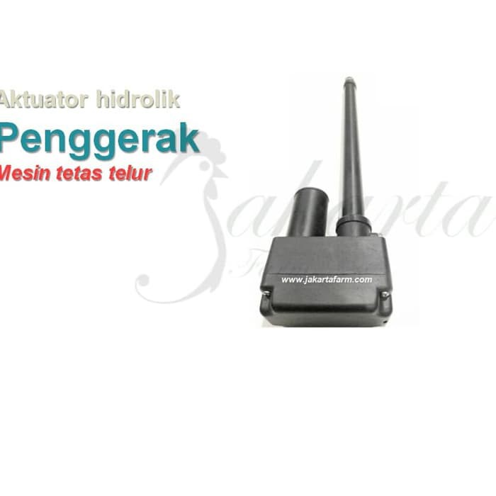 Aktuator hidrolik penggerak mesin tetas telur kapasitas besar