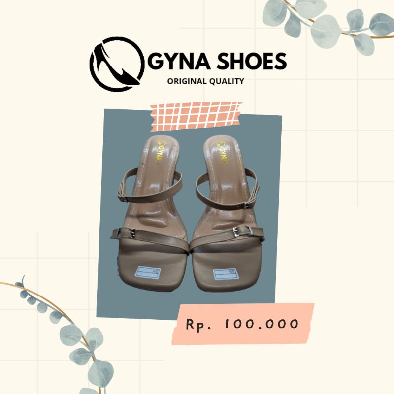 Sandal Hak Tali - Hak Tahu 5 cm