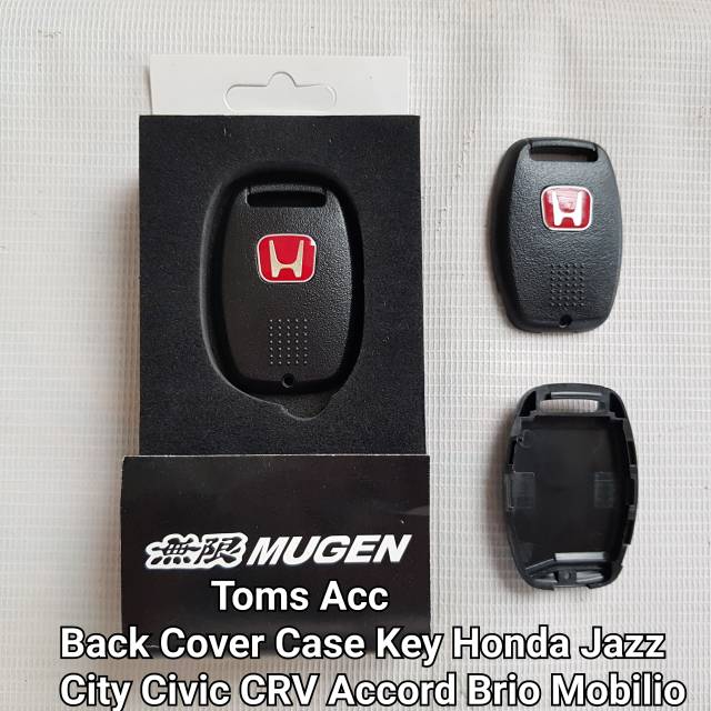Cover Key Honda Red Emblem Mobilio Brio Jazz S RS 2008 Civic FD1 CRV 2007 Accord Back Case Kunci JS